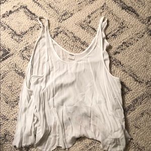 Free people intimately white tank top size medium